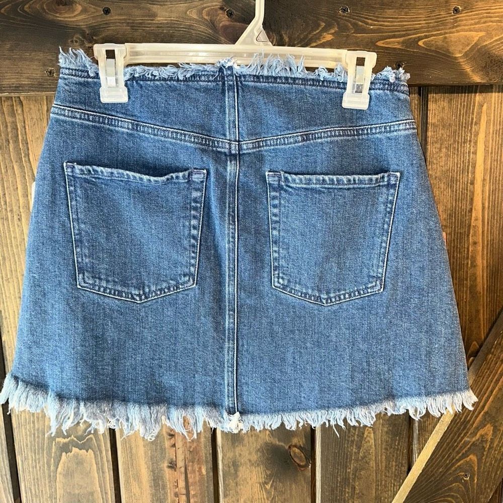 Nwt Marques Almeida X 7for All Mankind Denim Skirt — image 6 of 8